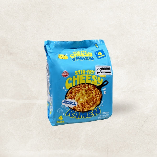 OT128 : 치즈 볶음면 (체다&마스카포네) : 8/4/111g : CHEESY STIR-FRIED RAMEN (CHEDDAR & MASCARPONE)