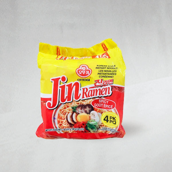 OV111 : 진라면(매운맛) : 8/4/120g : JIN-RAMEN(SPICY)