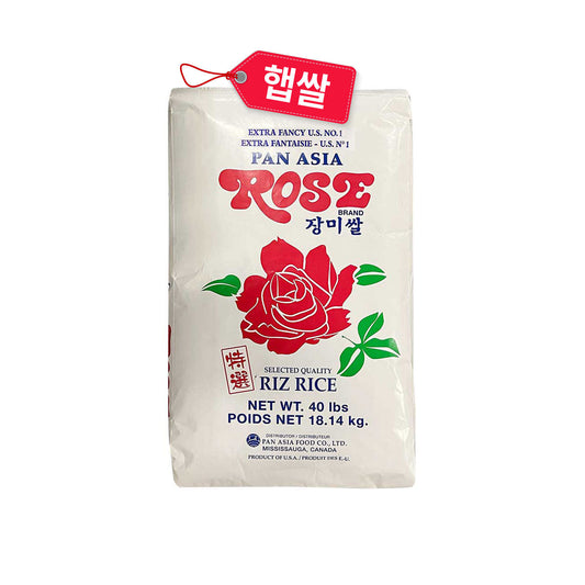 PR-001 : 장미쌀 햅쌀 : 40Lbs : ROSE RICE NEW CROP