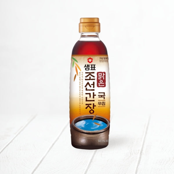 SP-013S : 맑은 조선간장 : 24/500ml : CLEARLY SOY SAUCE FOR SOUP