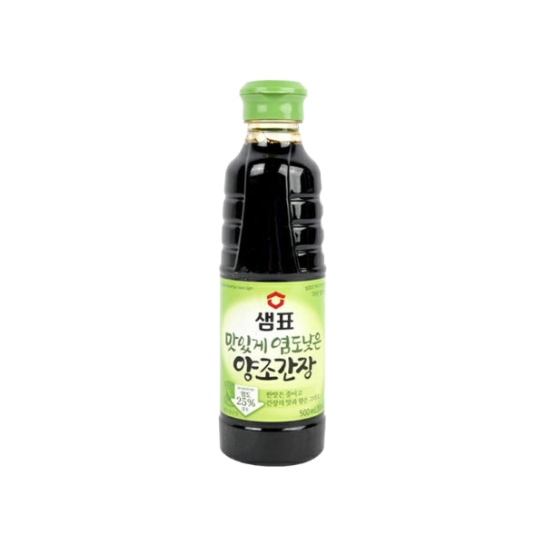 SP-019 : 염도낮은 양조간장 : 24/500ml : BREWED SOY SAUCE(LESS SALT)