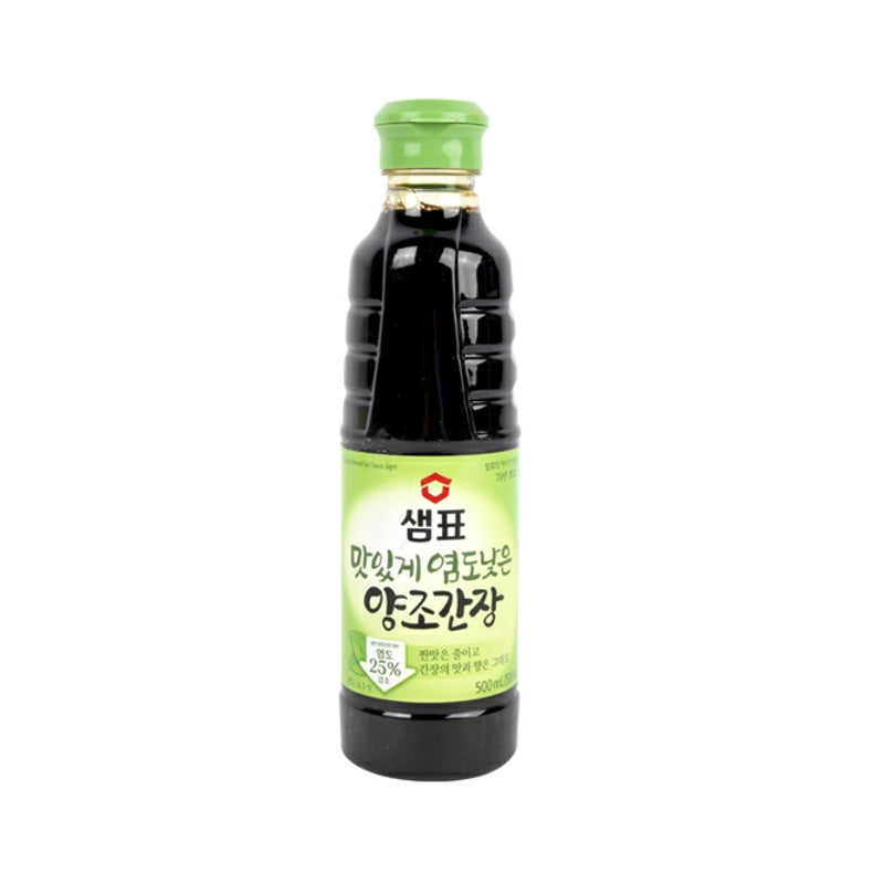 SP-019 : 염도낮은 양조간장 : 24/500ml : BREWED SOY SAUCE(LESS SALT)