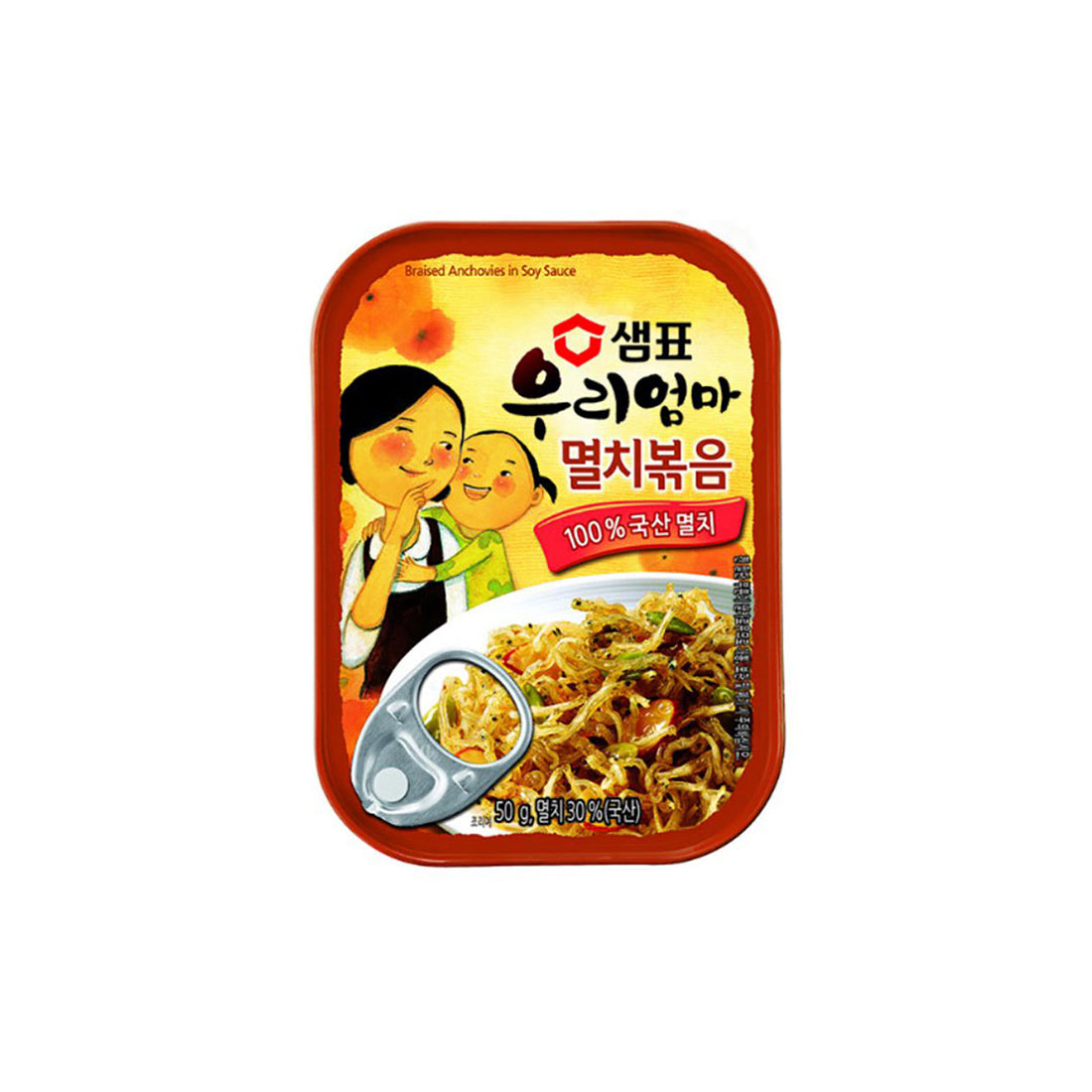 SP-050 : 우리엄마/멸치볶음 : 3/10/50g CANNED STIR-FRIED ANCHOVIES