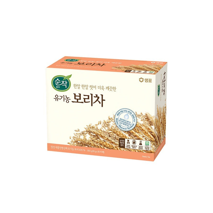 SP-081 순작 유기농 보리차 6/30t/10g ROASTED BARLEY TEA_T/B