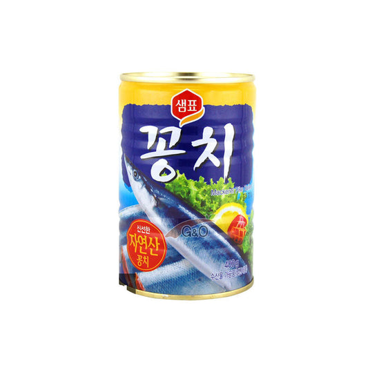 Canned Mackerel Pike 24/400g 샘표 자연산 꽁치