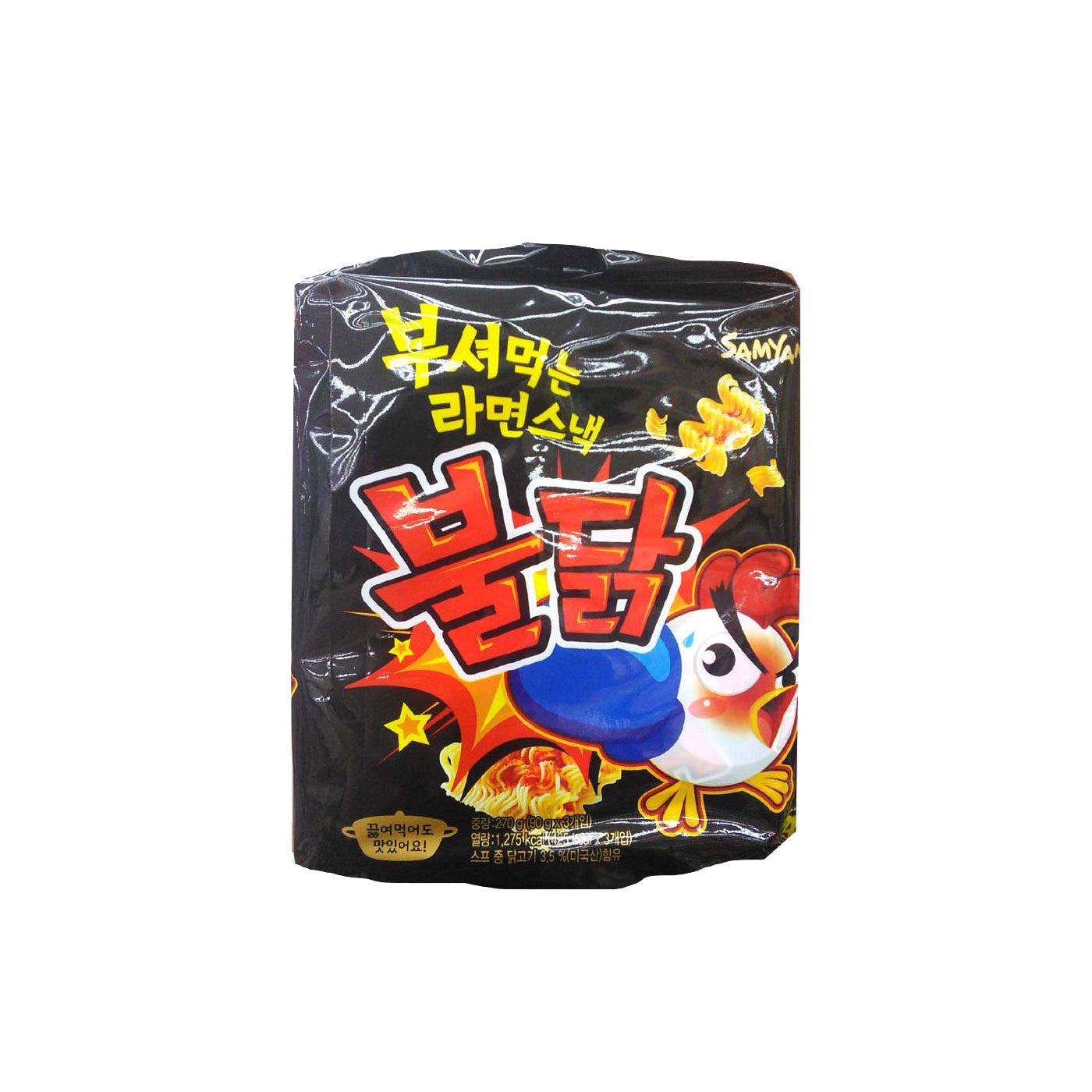 Bul-Dak Noodlle Snack 6/4/90g 부셔먹는라면 스낵불닭