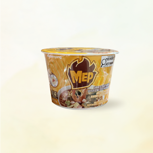 SYR-192 : 맵탱 큰컵(마늘조개 라면 볼) : 6/110g : MEPTANG GARLIC & CLAM RAMEN(Bowl)