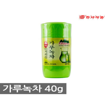 Green Tea And Brown Rice Powder 12/40g 현미 지리산 가루녹차