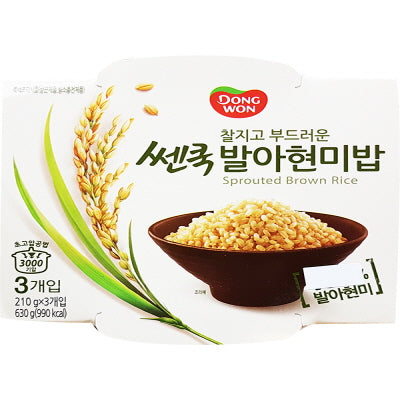 DW222N : 쎈쿡(발아현미밥) : 6/3/195g : GERMINATED COOKED BROWN RICE