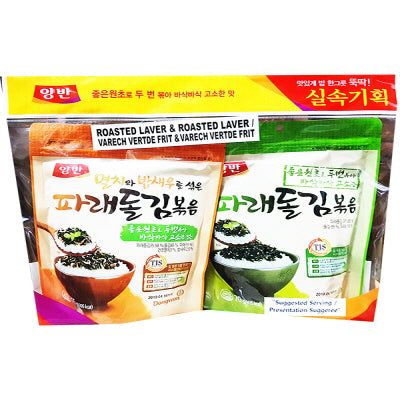 DW571 파래돌김70g+멸치와밥새우65g(기획) 10/70g+65g FRIED GREEN LAVER