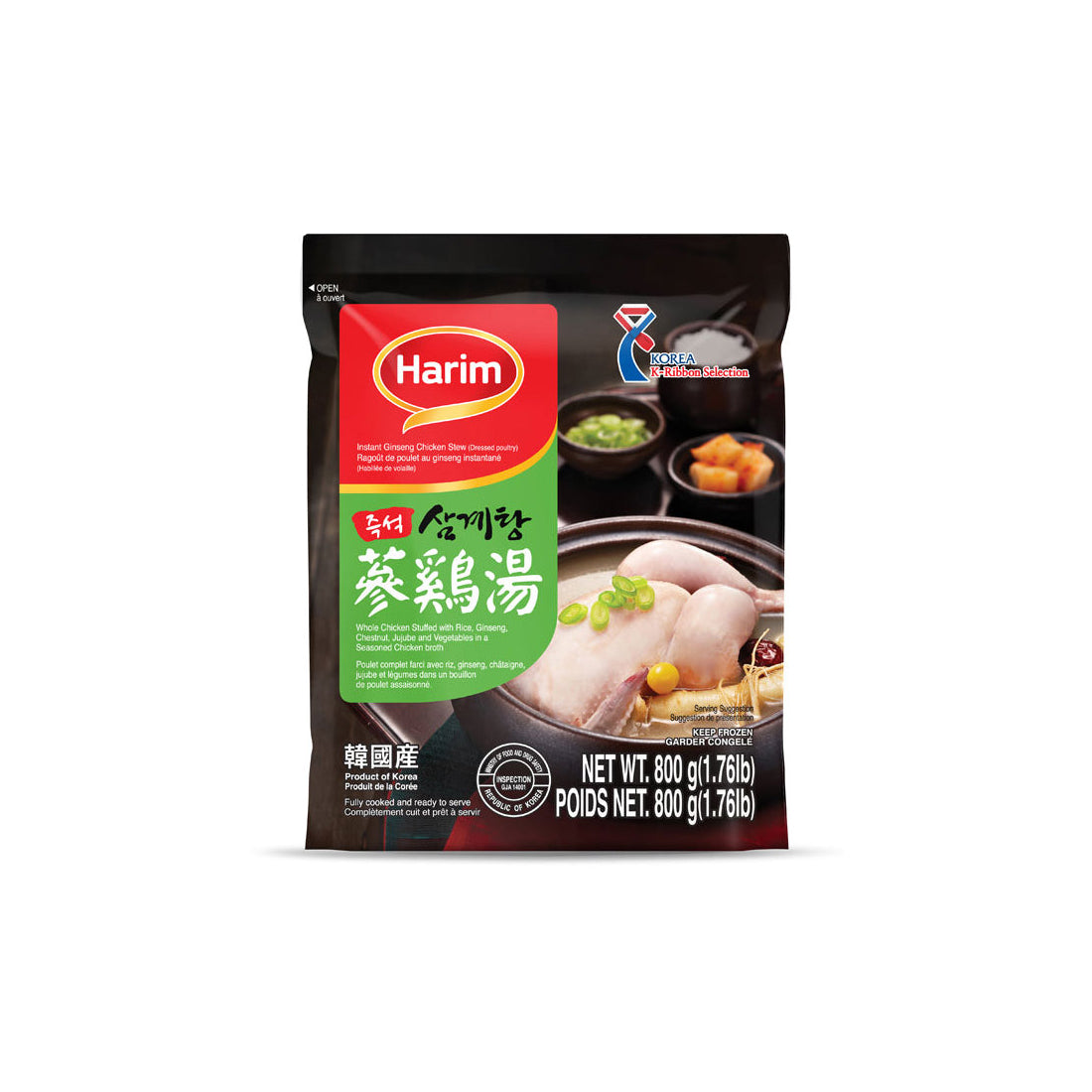 HRSGT 하림삼계탕 16/800g FZN GINSENG CHICKEN STEW