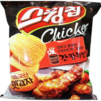 OC325 : 스윙칩(간장치킨) : 12/124g : SWING CHIP(SOY SAUCE )