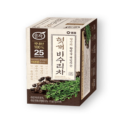 SP-0812 순작 헛개비수리차 12/25t/0.7g KOREAN RAISIN & SERICEA LESPEDEZA TEA T/B