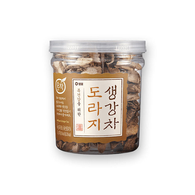 Dried Bellflower & Ginger Tea(Slices) 6/55g 순작 도라지 생강차(원물)
