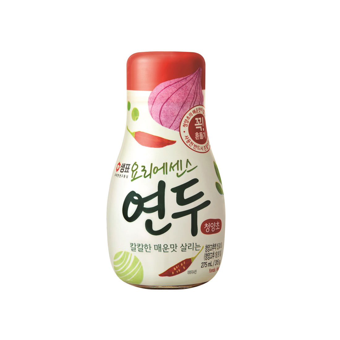 SP-126 요리에센스 연두(청양초) 12/275ml LIQUID SEASONING SAUCE(YOUN-DOO), HOT