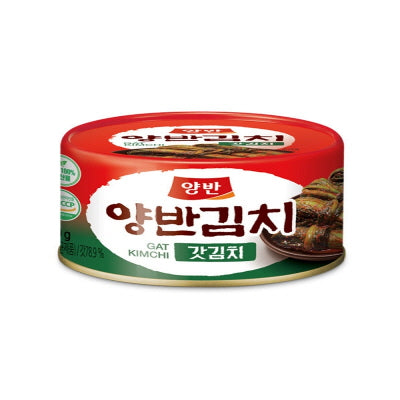 Canned Mustard Leaves Kimchi 48/160g 양반 캔갓김치