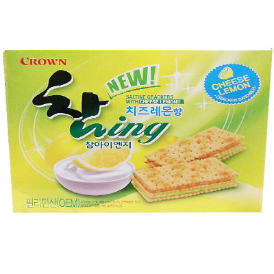 Cham-Ing(Cheese Lemon)(L) 12/360g 참ing 치즈레몬 Biscuit