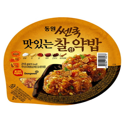 Cooked Sticky Rice 12/2/190g 맛있는 찰진약밥 기획 (찰진)